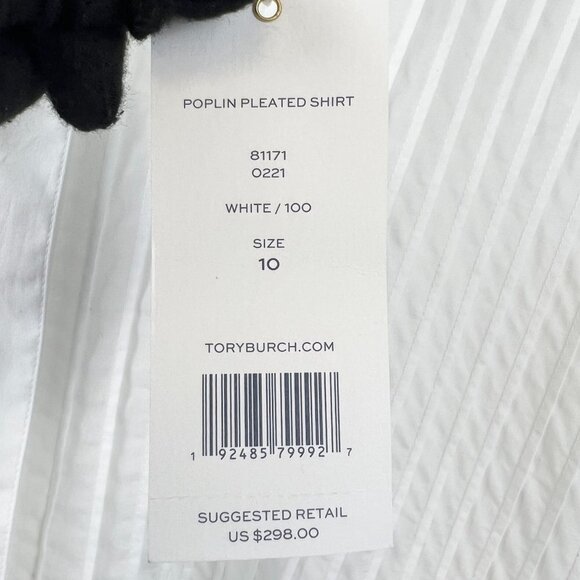NWT Tory Burch blouse Size US 10 - Picture 7 of 9